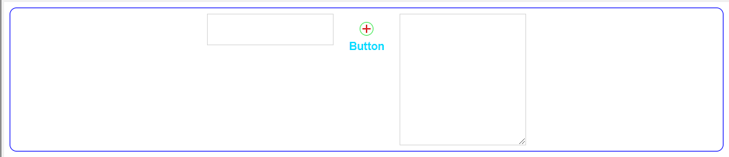 A 'Center' aligned container with vertical alignment set to 'Top'